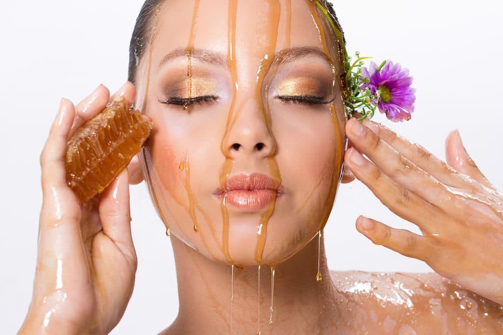 mascarilla con miel de abejas