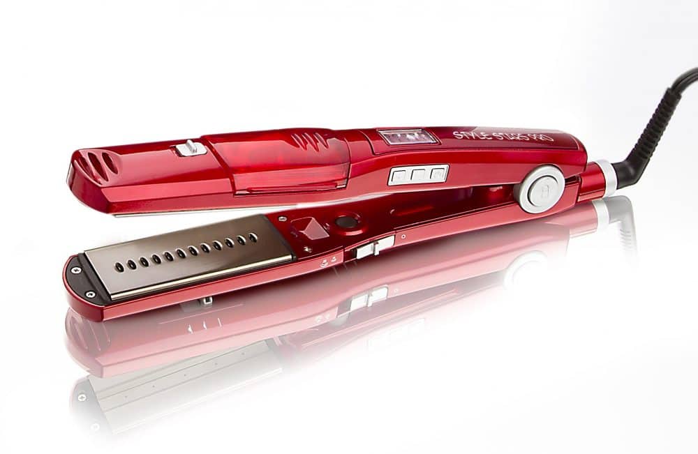 plancha para el pelo a vapor
