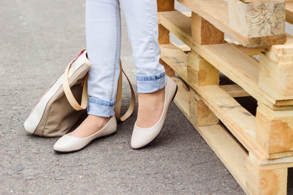zapato bajito con estilo