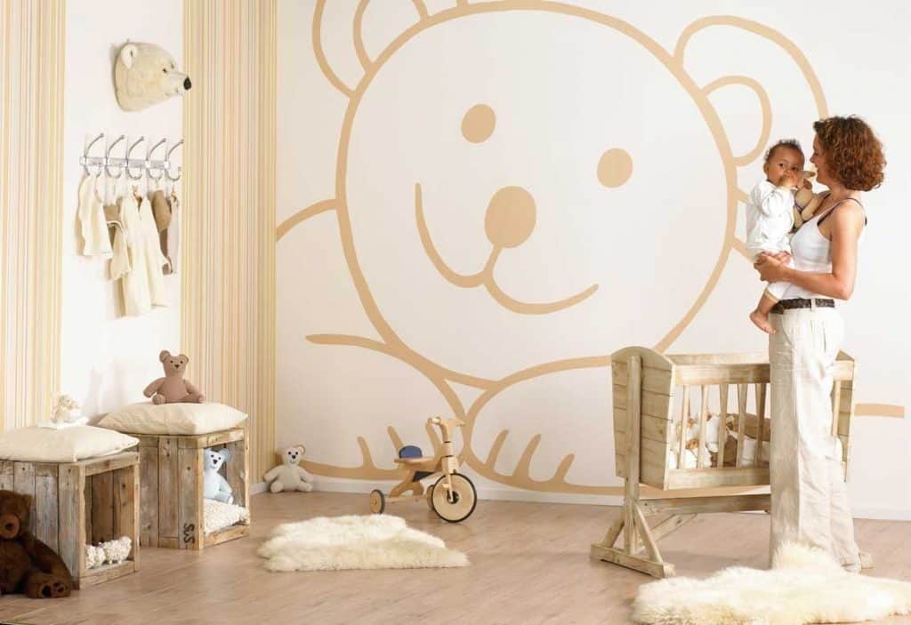 Conoce una habitación decorada para un recién nacido
