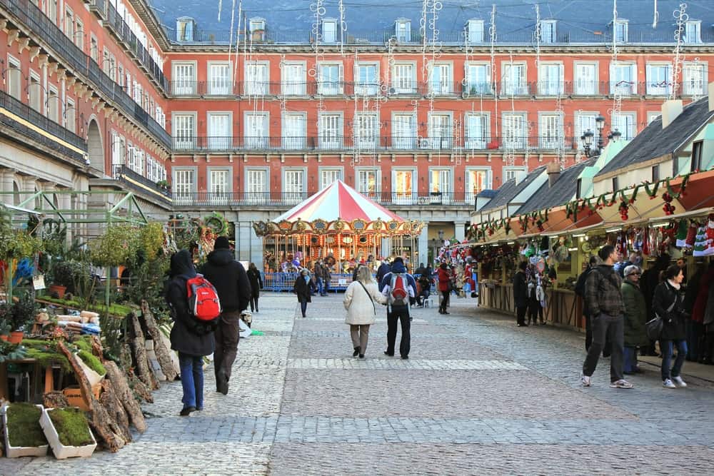 mercado de navidad de madrid