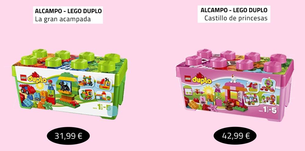 tasa rosa en juguetes