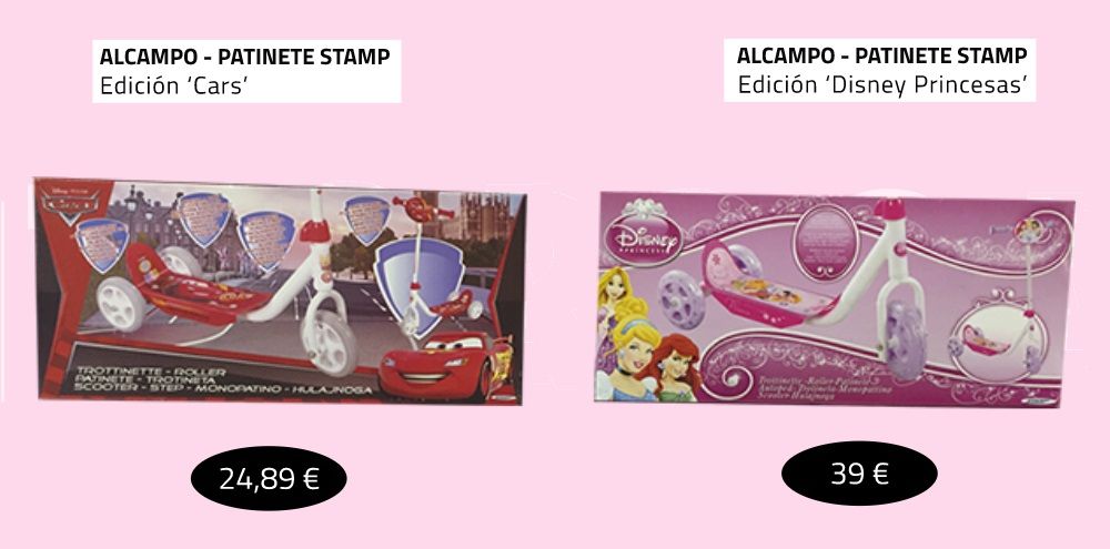 tasa rosa en juguetes