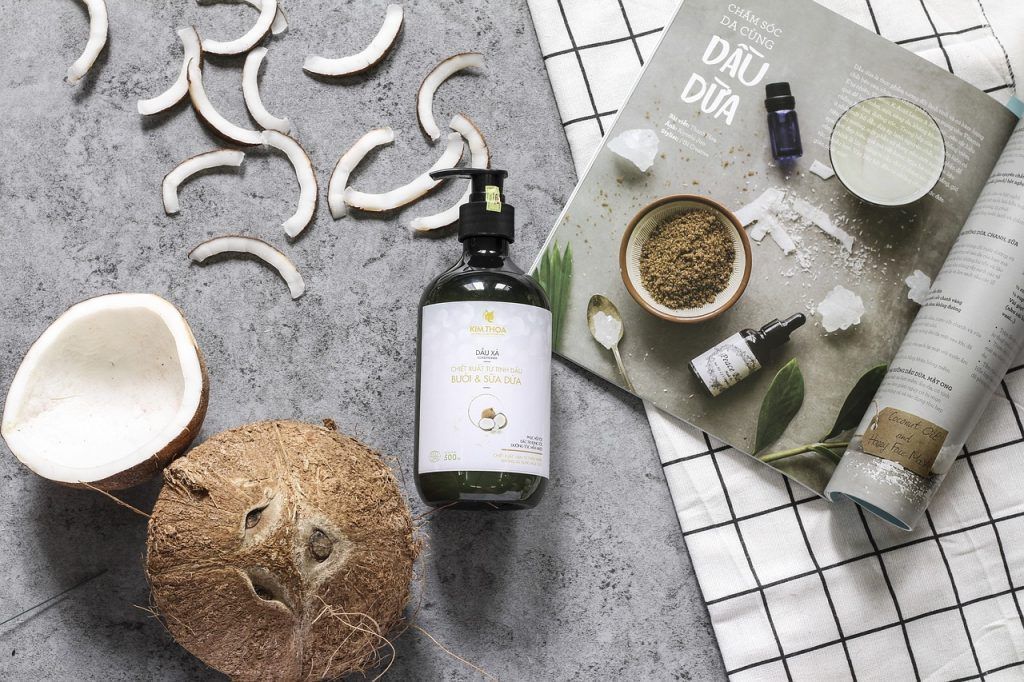 Aceite de coco en cosmética