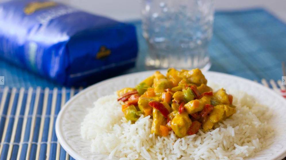 Arroz con pollo al curry