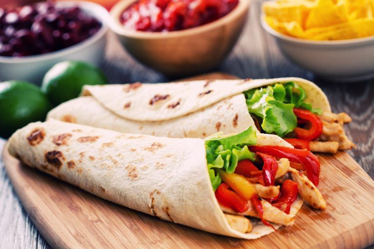 Fajitas recetas con pollo