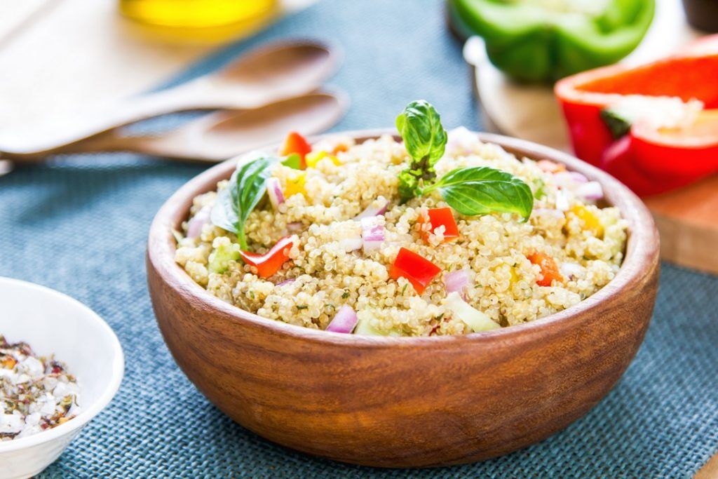 Ensalada de quinoa con pollo