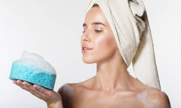 tipos de esponja de baño