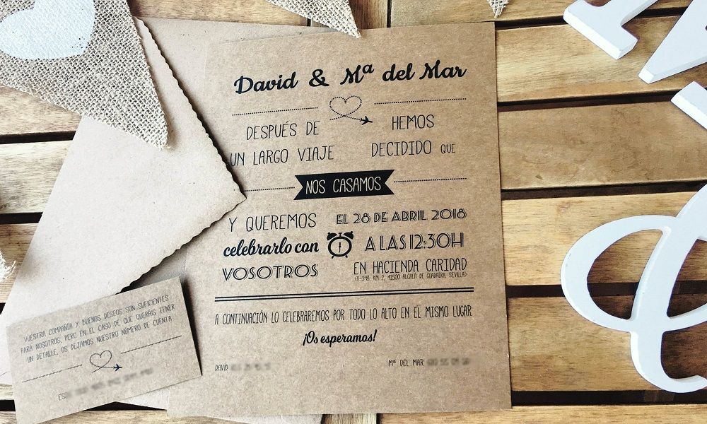 Invitaciones de boda