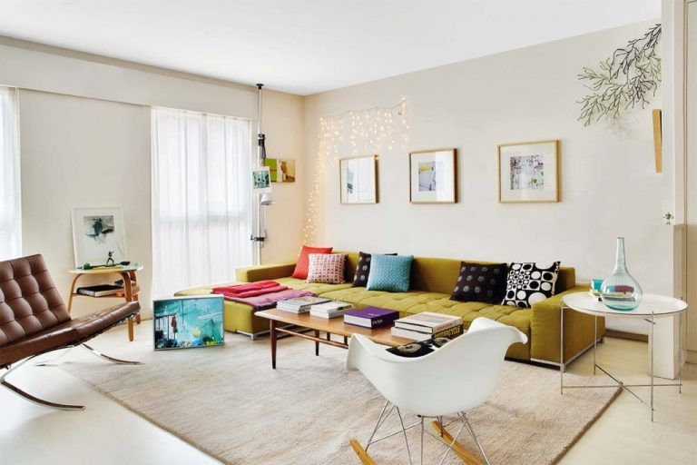 combinar sofás y bancos con el resto de la decoración