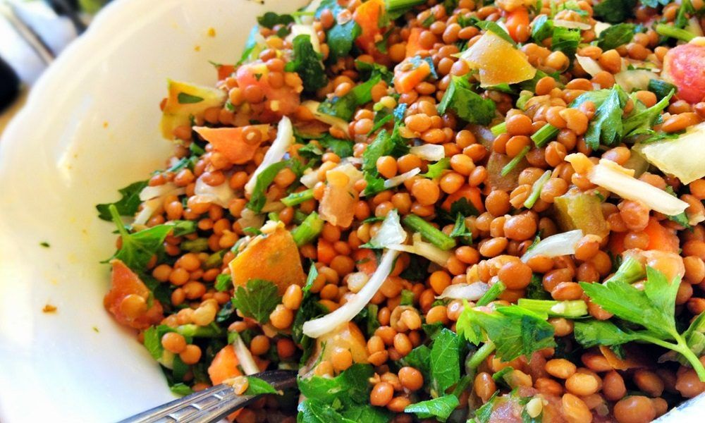 Ensalada de lentejas