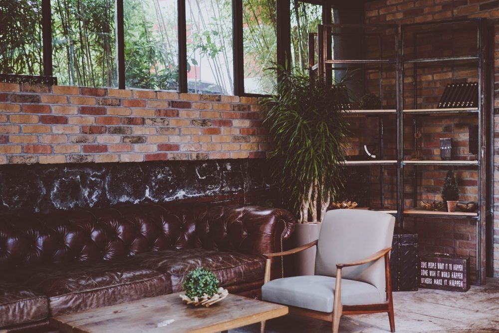 decoración salon industrial
