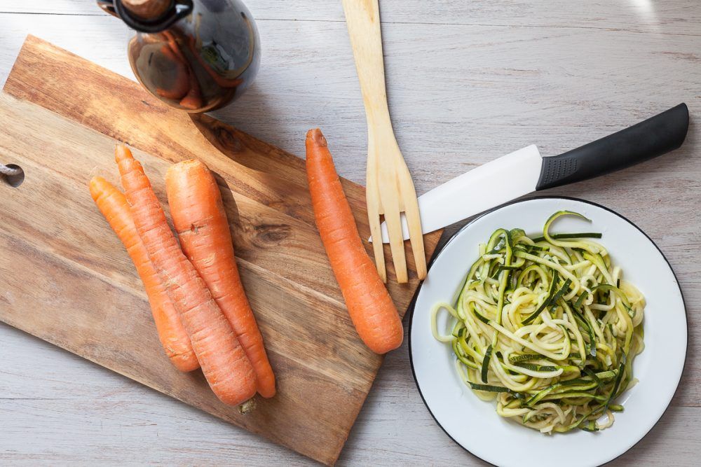 Espirales de verduras