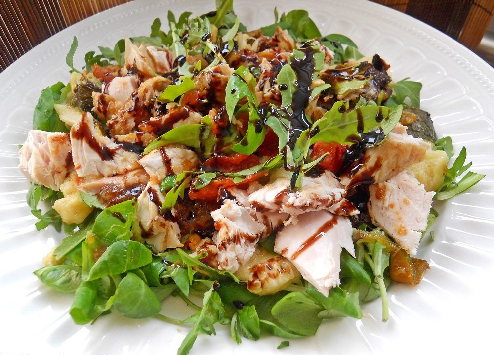 Ensalada de ternera y vegetales