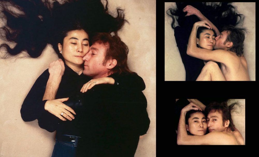 John Lennon beso