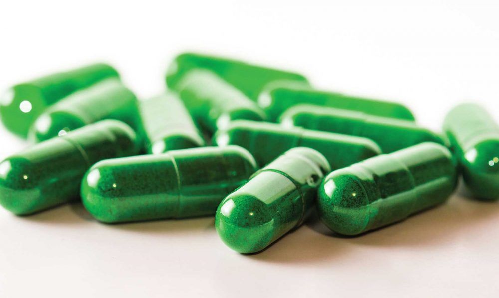 Cápsulas de espirulina