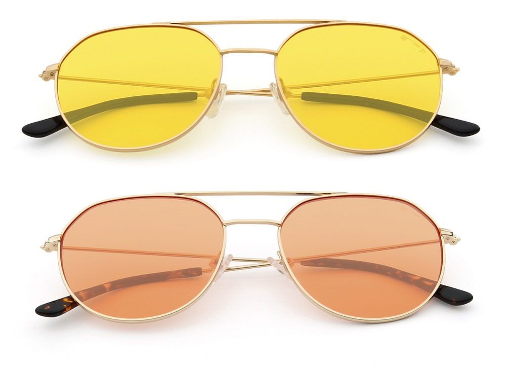 Monturas con lentes de colores