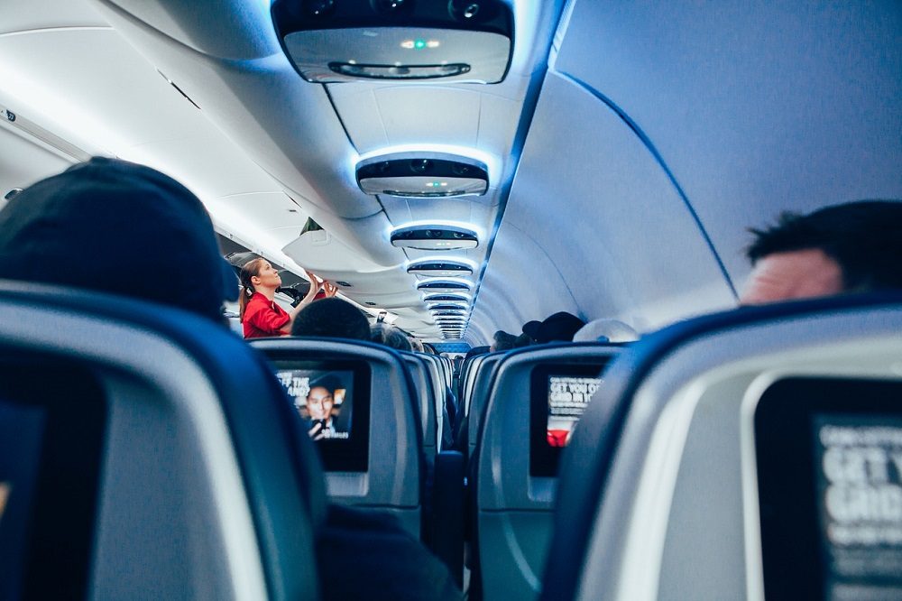Entretenimiento a bordo del avión