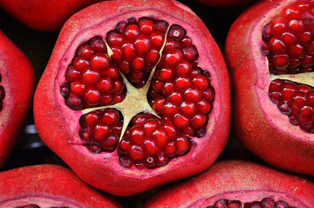 La granada es rica en antioxidantes