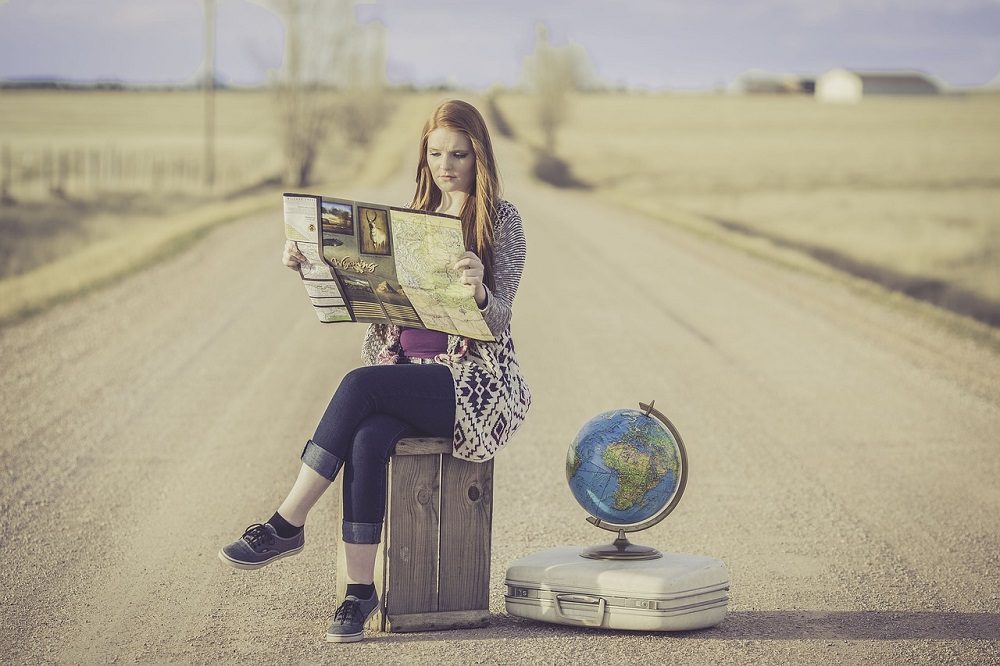 Mujer viajera