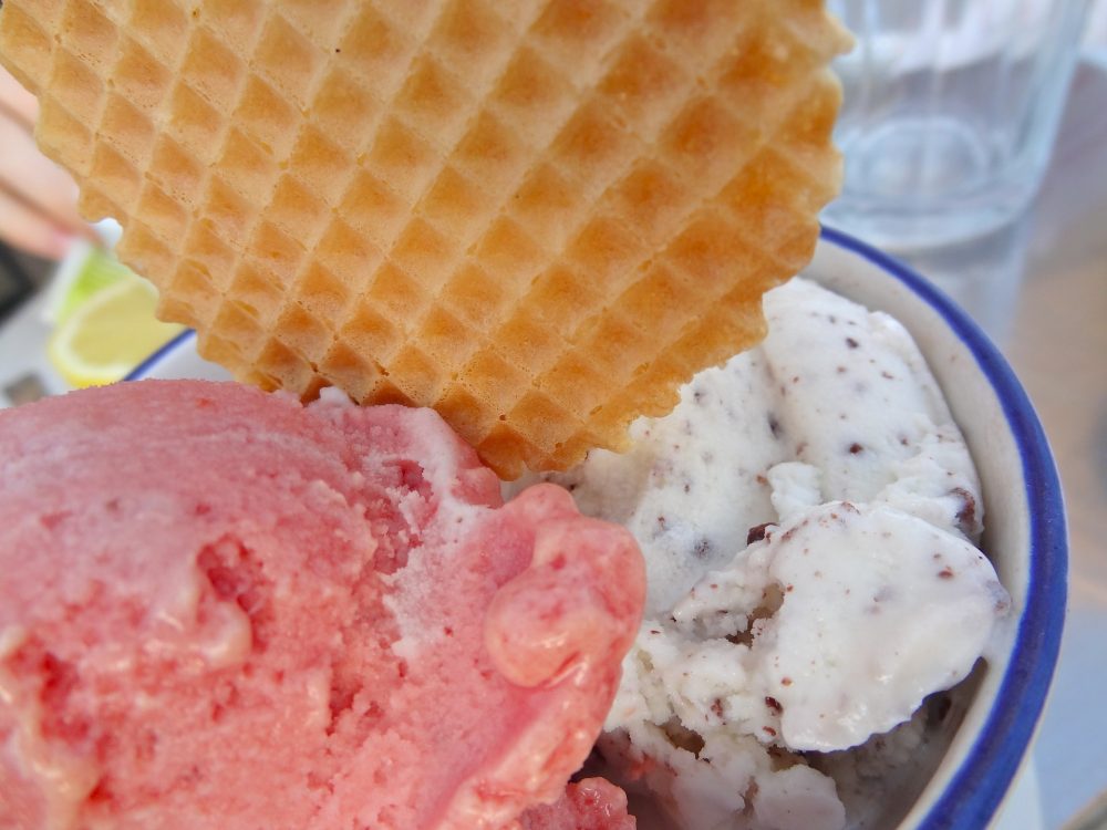 receta helado de fresa sin azúcar casero