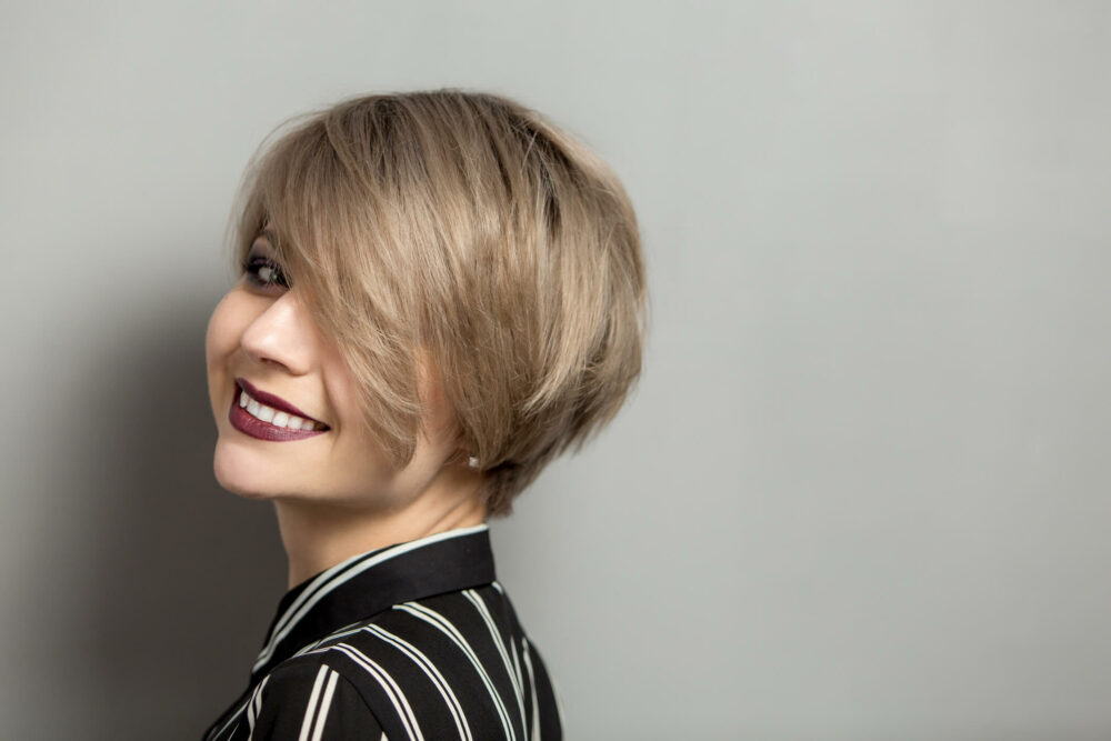 Corte Bob en capas largas o cortas para dar volumen al pelo fino