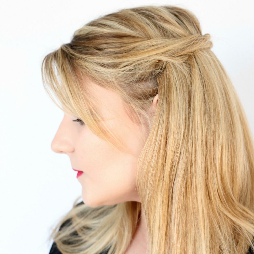Los semirrecogidos ayudan a disimular el pelo fino y sin volumen