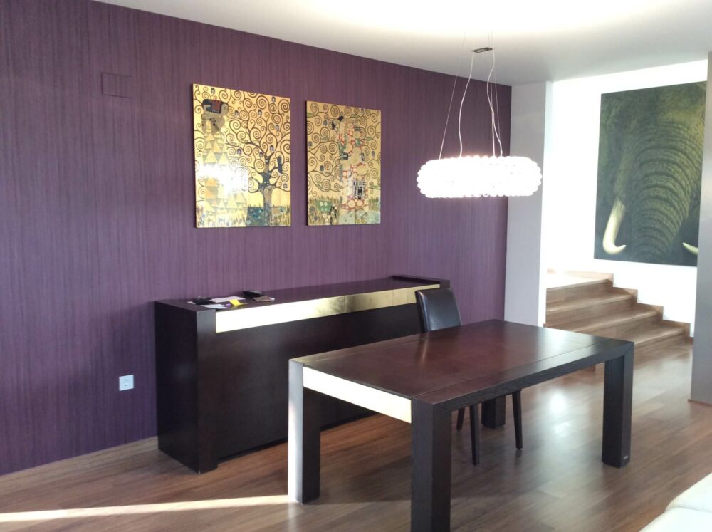 Decoración con papeles pintados