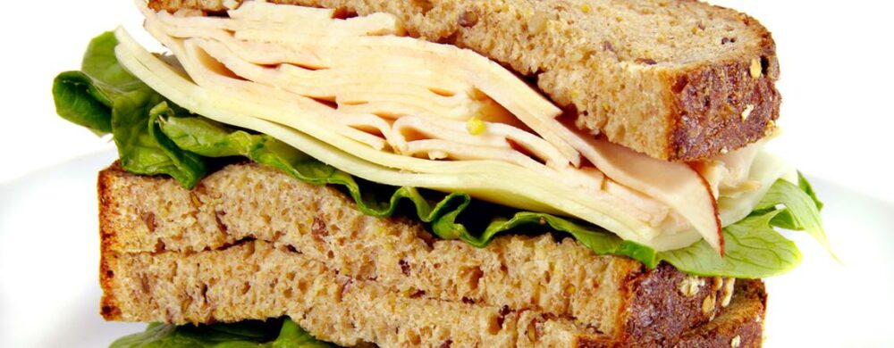 recetas de sándwiches saludable - pavo