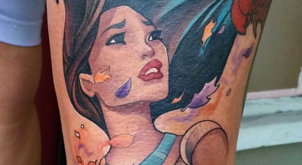tatuajes de dibujos animados