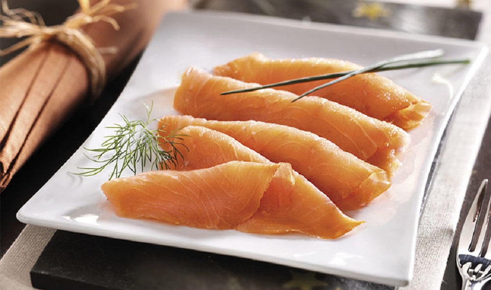 Receta con salmón ahumado