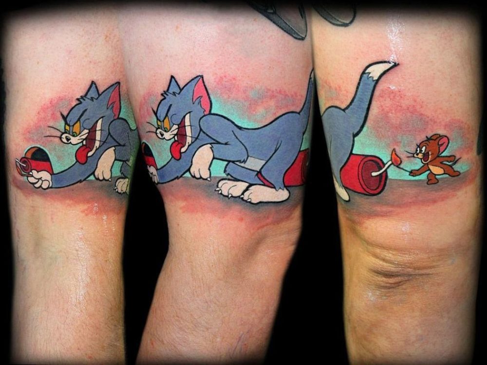 tatuajes de dibujos animados