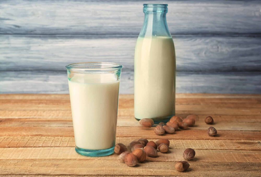 Leche de avellanas