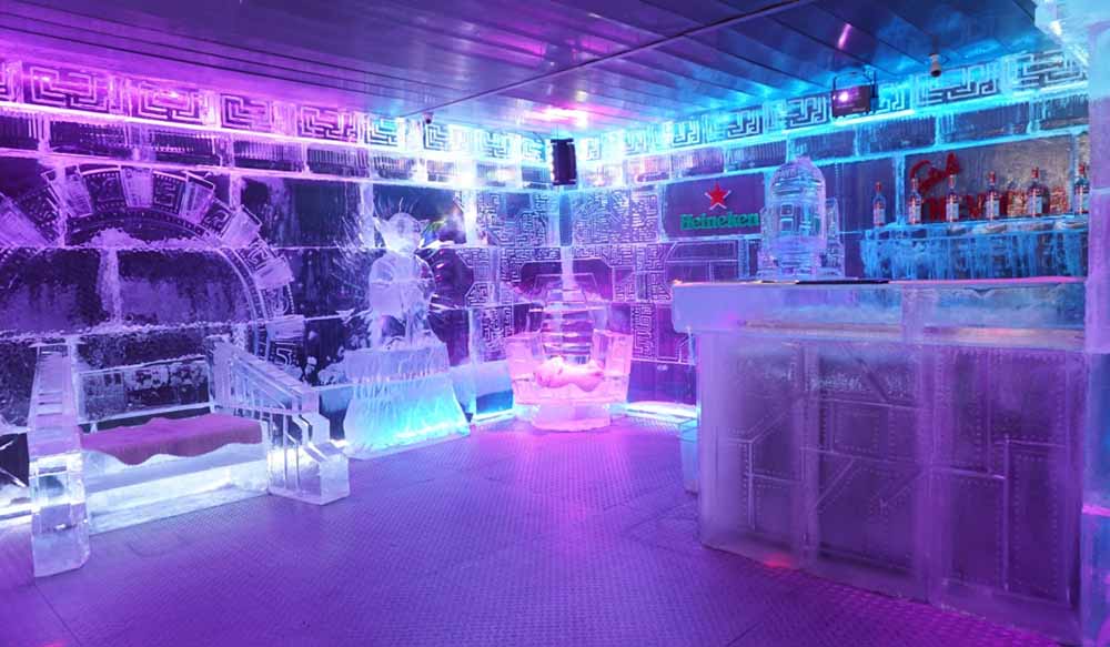 Restaurante de hielo de Barcelona