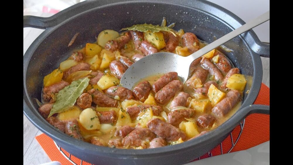 Salchichas al vino