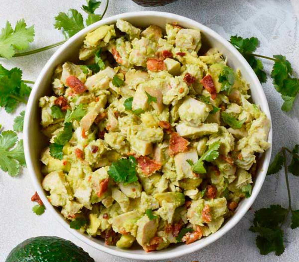 Ensalada de pollo y aguacate