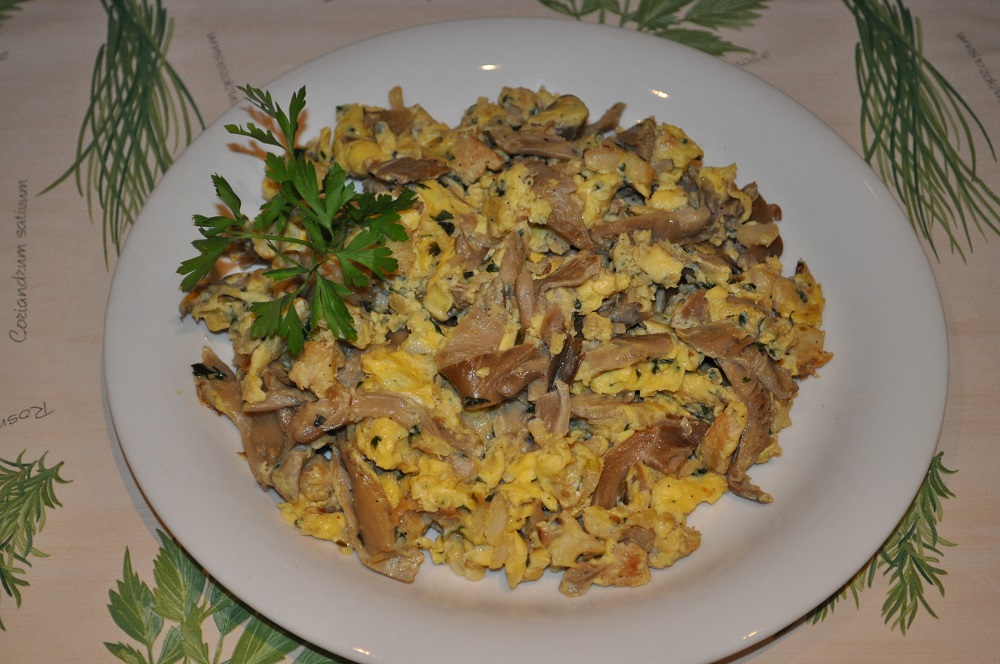 Re vuelto de setas, una de las recetas de cenas fáciles y rápidas