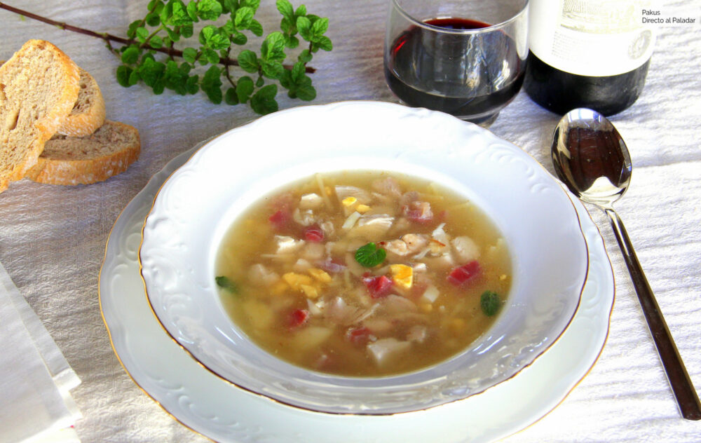 sopa de picadillo