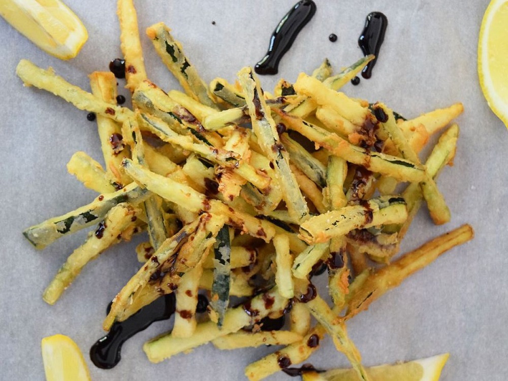 chips de calabacín recetas para freidora de aire