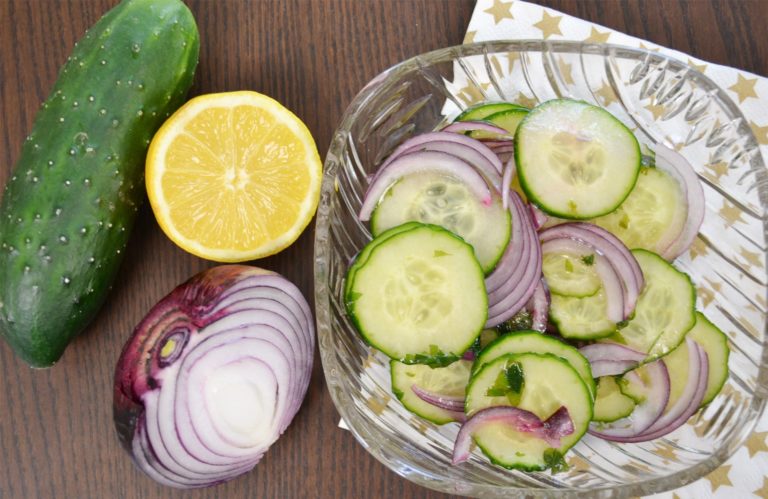 ensalada con pepino