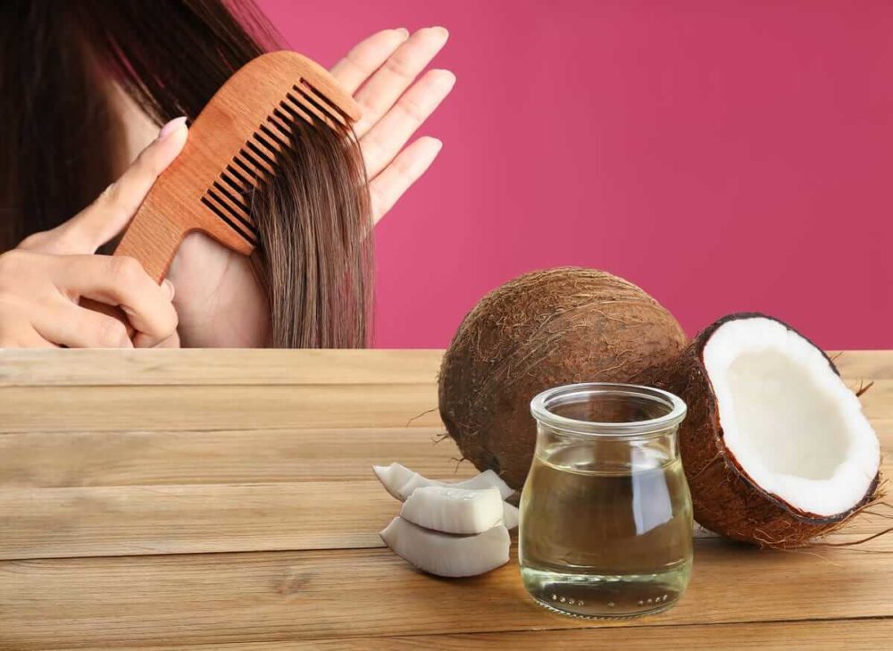 mascarilla pelo aceite de coco
