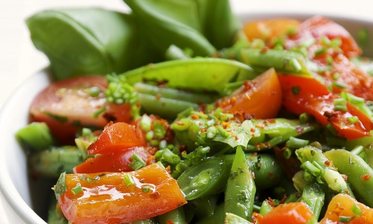 ensalada de judías verdes