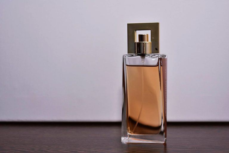 close up photo of perfume bottle